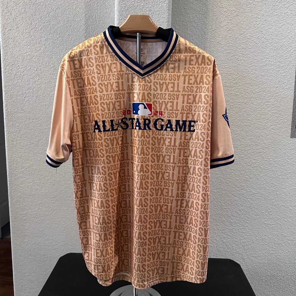 2024 Men's MLB Baseball All Star Game Texas Shirt Size L Like New